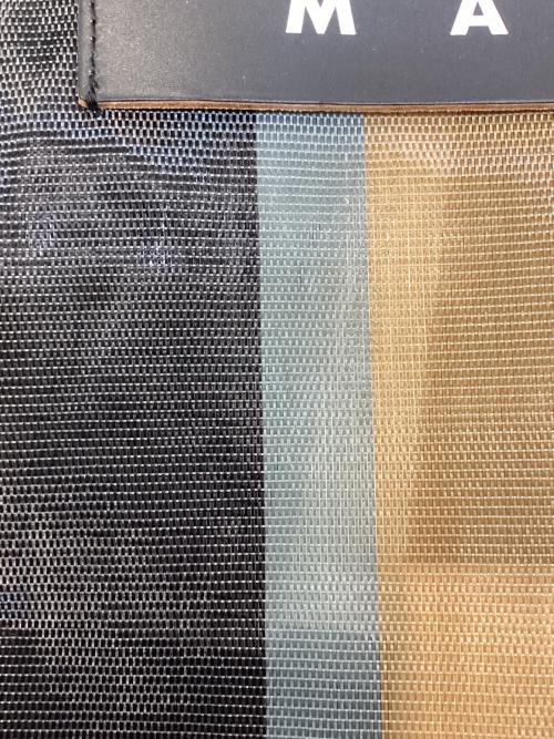 MARNI（マルニ）MARNI (マルニ) MARNI MARKET STRIPE BAG ブラウン×グレー×ブラックの古着・服飾アイテム