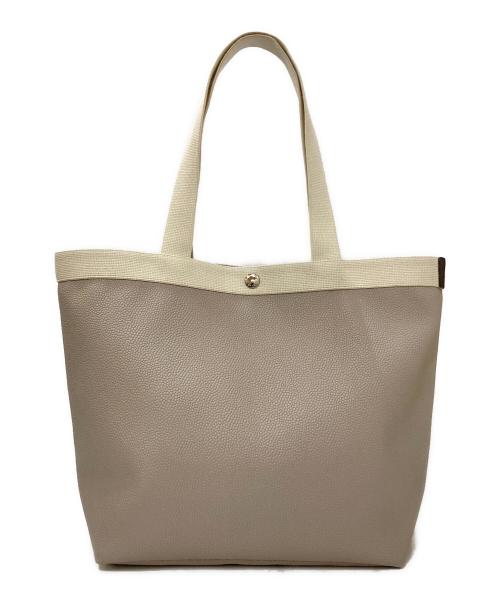 Herve Chapelier（エルベシャプリエ）Herve Chapelier (エルベシャプリエ) 704GP リュクススクエア トートバッグ マスティック×イヴォワールの古着・服飾アイテム