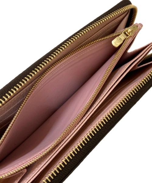 LOUIS VUITTON（ルイ ヴィトン）LOUIS VUITTON (ルイ ヴィトン) ジッピーウォレット ローズ・バレリーヌの古着・服飾アイテム