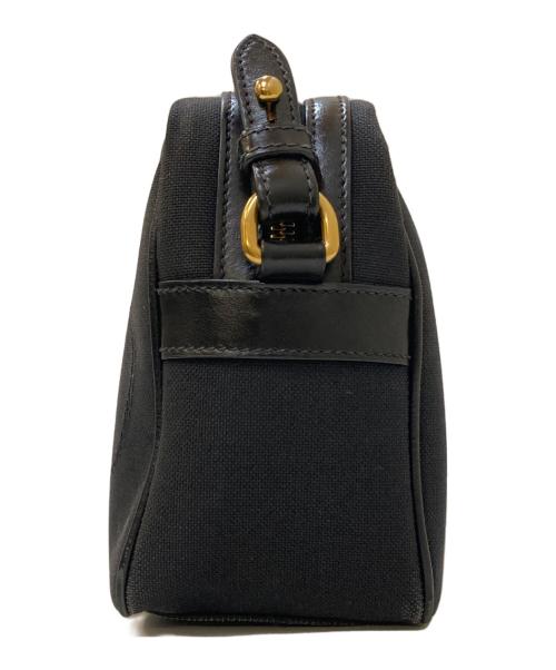 PRADA（プラダ）PRADA (プラダ) LOGO JACQUARD ショルダーバッグ ブラックの古着・服飾アイテム