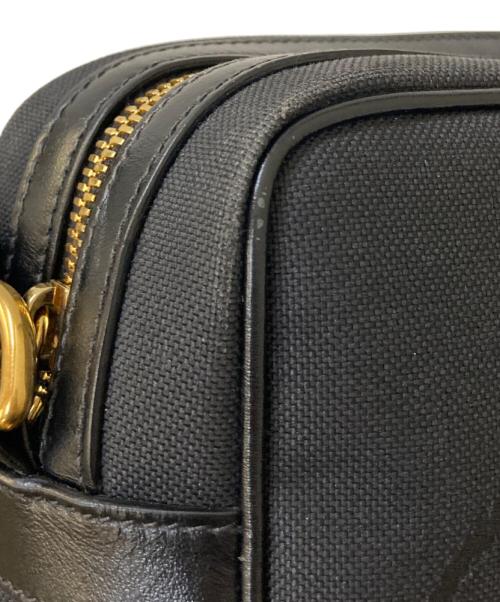 PRADA（プラダ）PRADA (プラダ) LOGO JACQUARD ショルダーバッグ ブラックの古着・服飾アイテム