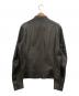 EMMETI (エンメティ) JURI ラムレザーライダースジャケット ブラック サイズ:44：33000円