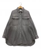 B:MING by BEAMSビーミングバイビームス）の古着「Healthy denim デニムシャツ」｜ブラック