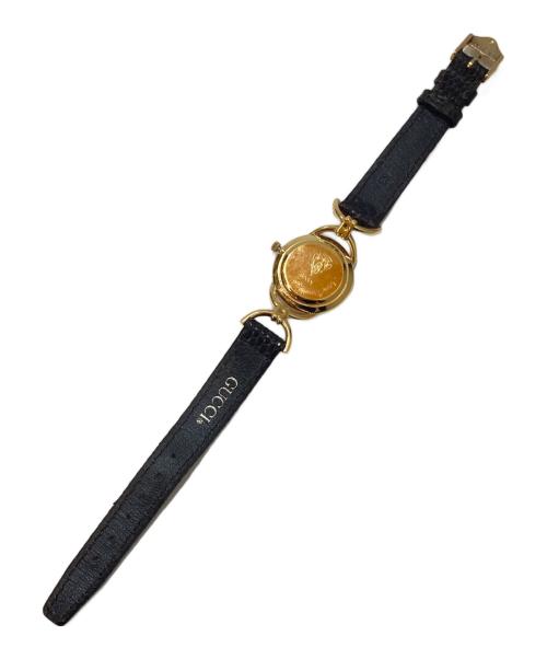 GUCCI（グッチ）GUCCI (グッチ) シェリーライン ウォッチワインダー リストウォッチ レッド×グリーンの古着・服飾アイテム