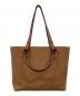 LOEWE (ロエベ) ジャガード×レザー ANAGRAM TOTE SMALL アナグラム スモール トートバッグ TAN PECA ブラウン：130000円
