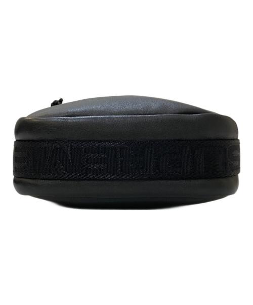 SUPREME（シュプリーム）SUPREME (シュプリーム) Leather Shoulder Bag ブラックの古着・服飾アイテム
