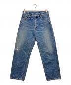 MUSE Deuxieme Classeミューズ ドゥーズィエム クラス）の古着「ダメージデニムパンツ」｜インディゴ