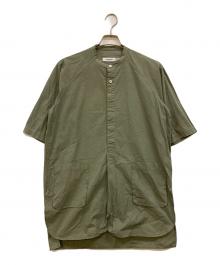 nonnative（ノンネイティブ）の古着「PAINTER PULLOVER LONG SHIRT S/S COTTON WEATHER プルオーバーロングシャツ」｜オリーブ