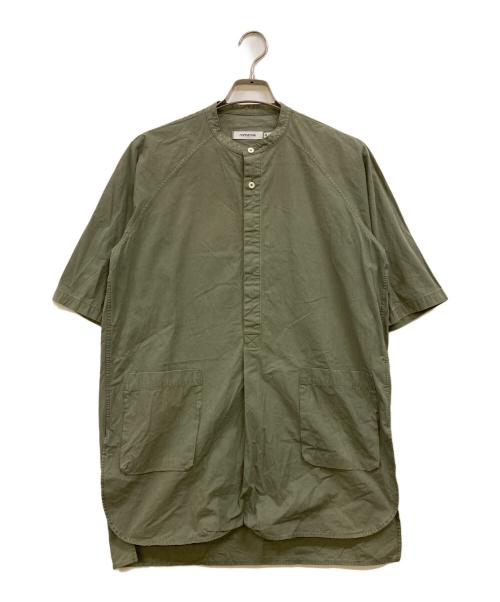 nonnative（ノンネイティブ）nonnative (ノンネイティブ) PAINTER PULLOVER LONG SHIRT S/S COTTON WEATHER プルオーバーロングシャツ オリーブの古着・服飾アイテム