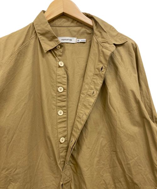 nonnative（ノンネイティブ）nonnative (ノンネイティブ) hobo (ホボ) Cotton Typewriter Gardener Pullover プルオーバーシャツ ベージュの古着・服飾アイテム
