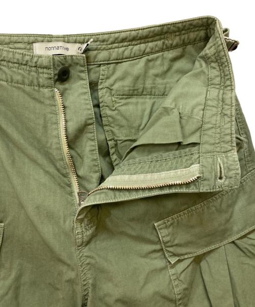 nonnative（ノンネイティブ）nonnative (ノンネイティブ) TROOPER SHORTS ハーフパンツ オリーブの古着・服飾アイテム