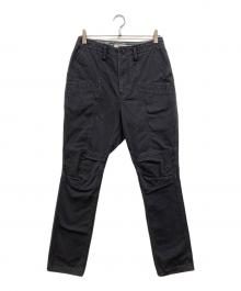nonnative（ノンネイティブ）の古着「EDUCATOR 6P TROUSERS RELAXED FIT COTTON BACK SATIN パンツ」｜ブラック