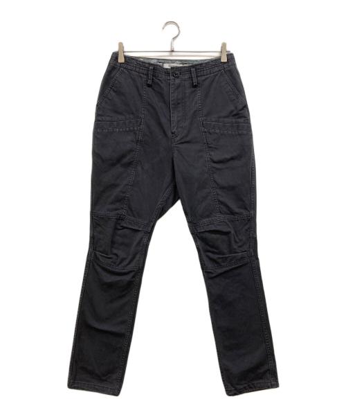 nonnative（ノンネイティブ）nonnative (ノンネイティブ) EDUCATOR 6P TROUSERS RELAXED FIT COTTON BACK SATIN パンツ ブラックの古着・服飾アイテム