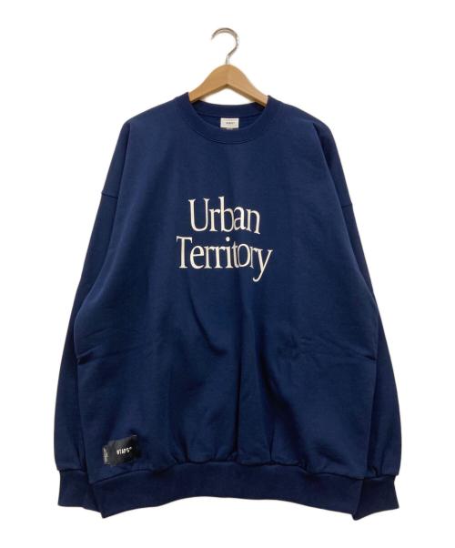 WTAPS（ダブルタップス）WTAPS (ダブルタップス) URBAN TERRITORY プリントスウェット ネイビー サイズ:04の古着・服飾アイテム
