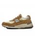 NEW BALANCE (ニューバランス) U992CC ローカットスニーカー ベージュ サイズ:US9.5 (27.5cm)：18000円