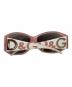 DOLCE & GABBANA (ドルチェ＆ガッバーナ) ロゴサングラス ホワイト×ピンク サイズ:60□16 125：6000円