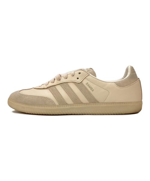 adidas（アディダス）adidas (アディダス) SAMBA LINEN ローカットスニーカー アイボリー サイズ:27.5cmの古着・服飾アイテム