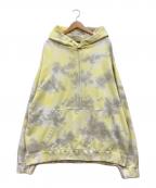 WIND AND SEAウィンダンシー）の古着「タイダイパーカー」｜イエロー