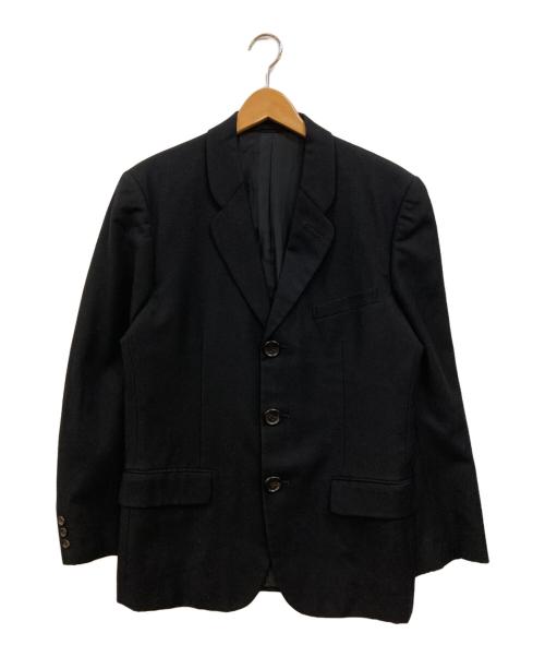 COMME des GARCONS HOMME PLUS（コムデギャルソンオムプリュス）COMME des GARCONS HOMME PLUS (コムデギャルソンオムプリュス) ウール3Bテーラードジャケット ブラック サイズ:Sの古着・服飾アイテム
