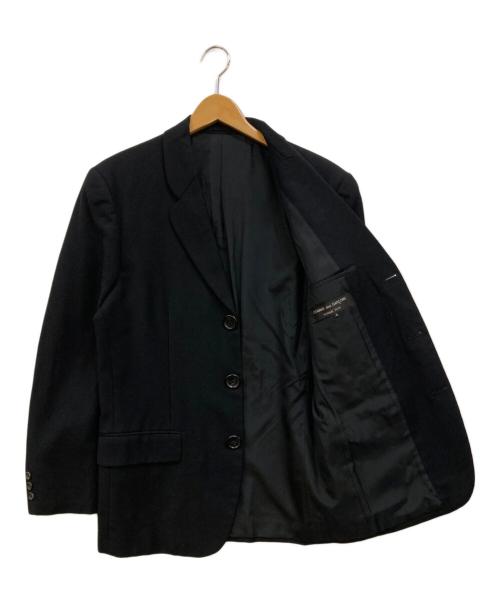 COMME des GARCONS HOMME PLUS（コムデギャルソンオムプリュス）COMME des GARCONS HOMME PLUS (コムデギャルソンオムプリュス) ウール3Bテーラードジャケット ブラック サイズ:Sの古着・服飾アイテム