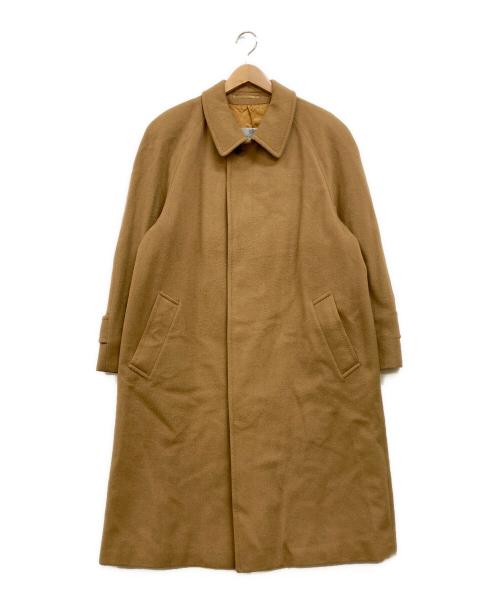 Aquascutum（アクアスキュータム）Aquascutum (アクアスキュータム) カシミヤ ステンカラーコート キャメル サイズ:36の古着・服飾アイテム