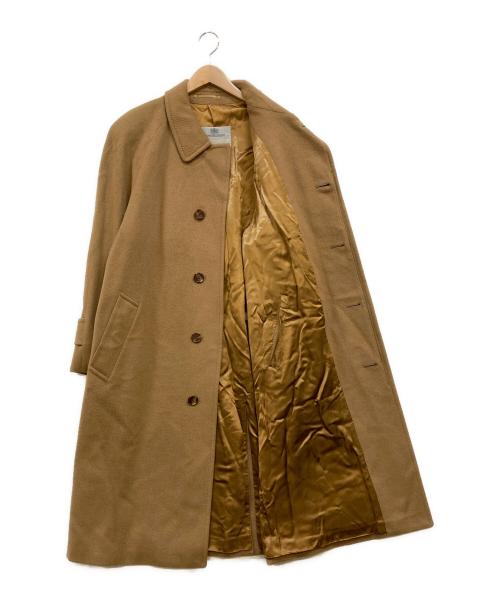 Aquascutum（アクアスキュータム）Aquascutum (アクアスキュータム) カシミヤ ステンカラーコート キャメル サイズ:36の古着・服飾アイテム