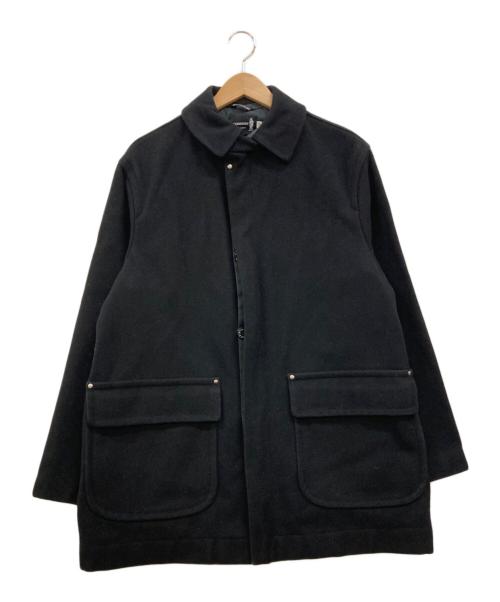 MACKINTOSH（マッキントッシュ）MACKINTOSH (マッキントッシュ) スコットランド製 ウールコート ブラック サイズ:38の古着・服飾アイテム