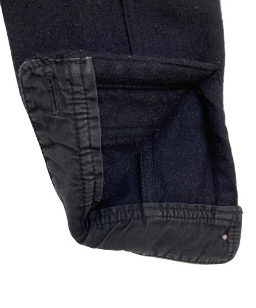 SASSAFRAS（ササフラス）SASSAFRAS (ササフラス) アルミ釦ウールシャツ ネイビー サイズ:Mの古着・服飾アイテム