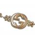 GUCCI (グッチ) インターロッキングフラワーモチーフブレスレット シルバー：16000円