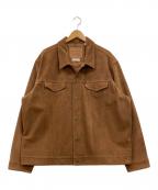 LEVI'S×JOURNAL STANDARDリーバイス×ジャーナルスタンダード）の古着「25SS 別注TYPEⅢスウェードトラッカージャケット」｜ブラウン