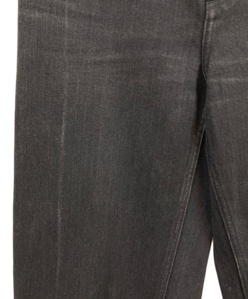 CELINE（セリーヌ）CELINE (セリーヌ) ロールアップデニムパンツ ブラック サイズ:34の古着・服飾アイテム