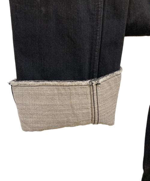 CELINE（セリーヌ）CELINE (セリーヌ) ロールアップデニムパンツ ブラック サイズ:34の古着・服飾アイテム