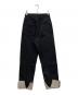 CELINE (セリーヌ) ロールアップデニムパンツ ブラック サイズ:34：20000円