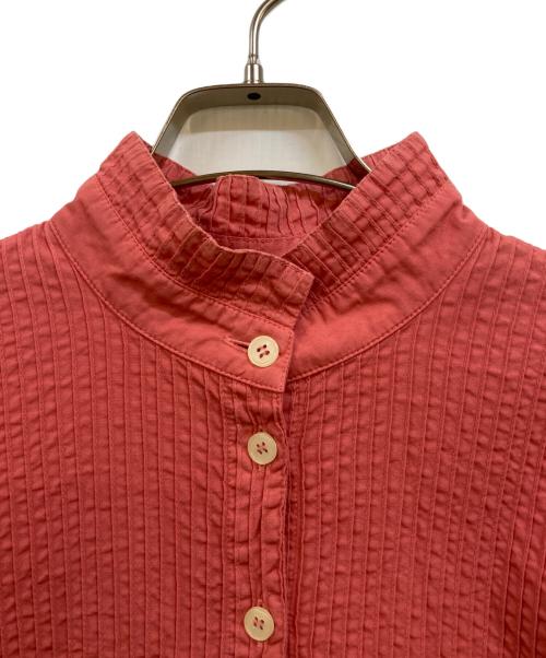 YACCO MARICARD（ヤッコマリカルド）YACCO MARICARD (ヤッコマリカルド) 総ピンタックシャツ ピンク サイズ:バスト86-94／身長154-162の古着・服飾アイテム