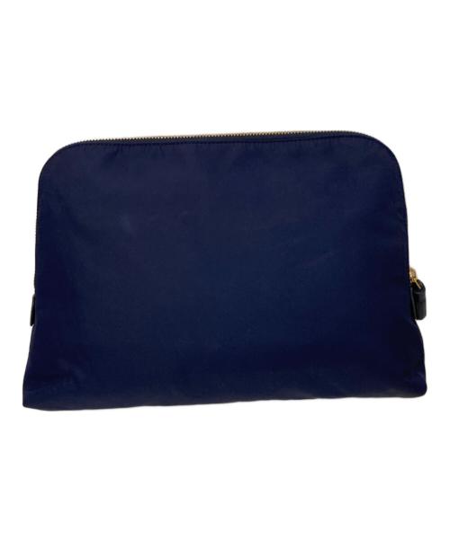 ANYA HINDMARCH（アニヤ・ハインドマーチ）ANYA HINDMARCH (アニヤハインドマーチ) LOTIONS＆POTIONS ビッグサイズコスメポーチ ネイビーの古着・服飾アイテム