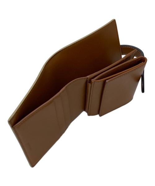 CELINE（セリーヌ）CELINE (セリーヌ) トリオンフ キャンバス スモールストラップウォレット アイボリーの古着・服飾アイテム