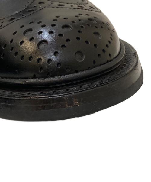 Tricker's（トリッカーズ）Tricker's (トリッカーズ) BOURTON ウィングチップ レザーシューズ ブラック サイズ:8-Sの古着・服飾アイテム