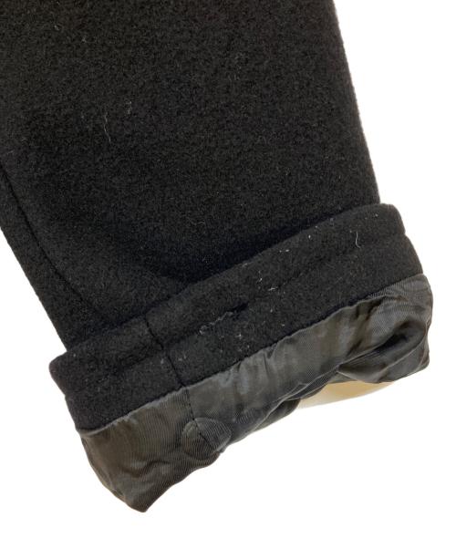 POLO RALPH LAUREN（ポロ・ラルフローレン）POLO RALPH LAUREN (ポロ・ラルフローレン) ウールメルトンPコート ブラック サイズ:Lの古着・服飾アイテム