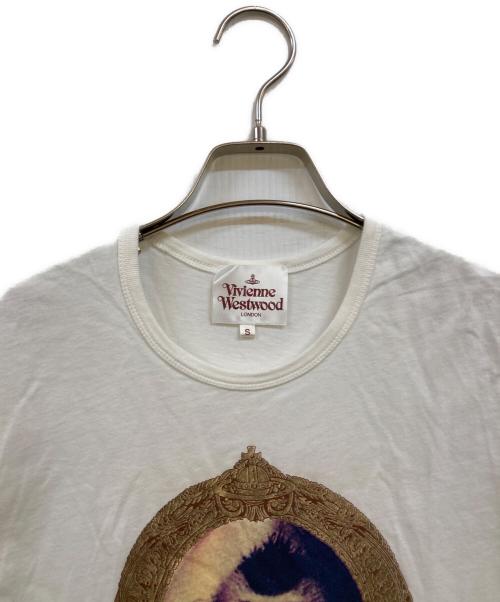 Vivienne Westwood（ヴィヴィアンウエストウッド）Vivienne Westwood (ヴィヴィアンウエストウッド) ミニモンキープリントTシャツ ホワイト サイズ:Ｍの古着・服飾アイテム
