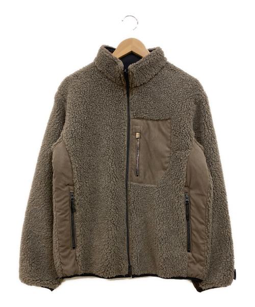 NICOLE（ニコル）NICOLE (ニコル) MAPELシープボア リバーシブルブルゾン ブラウン×ブラック サイズ:46の古着・服飾アイテム