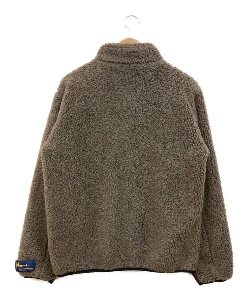 NICOLE（ニコル）NICOLE (ニコル) MAPELシープボア リバーシブルブルゾン ブラウン×ブラック サイズ:46の古着・服飾アイテム