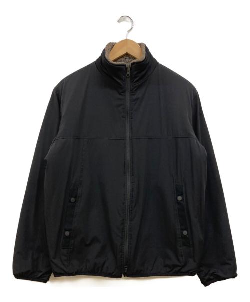 NICOLE（ニコル）NICOLE (ニコル) MAPELシープボア リバーシブルブルゾン ブラウン×ブラック サイズ:46の古着・服飾アイテム