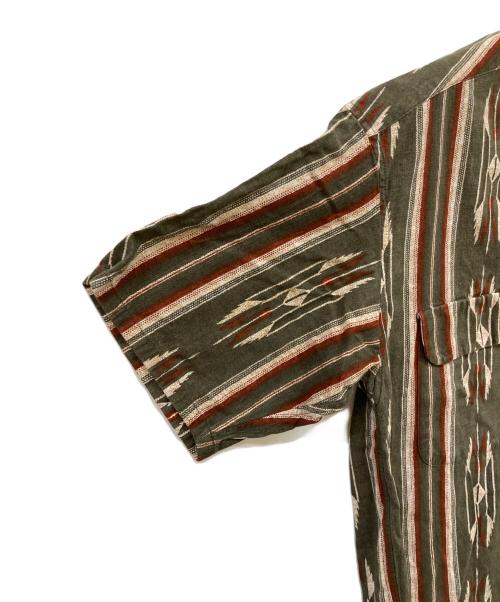 NIGEL CABOURN（ナイジェルケーボン）NIGEL CABOURN (ナイジェルケーボン) 70s NATIVE SHIRT グリーン サイズ:46の古着・服飾アイテム