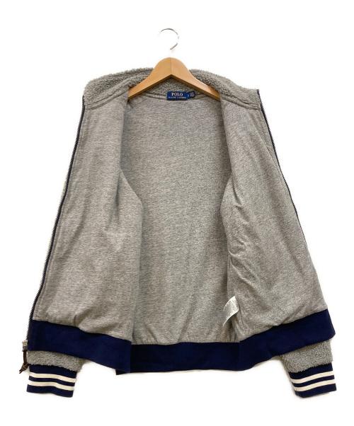 POLO RALPH LAUREN（ポロ・ラルフローレン）POLO RALPH LAUREN (ポロ・ラルフローレン) ボアジャケット グレー サイズ:Sの古着・服飾アイテム