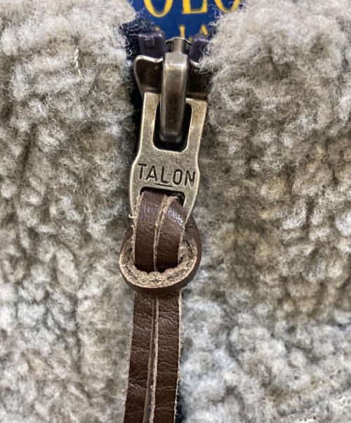 POLO RALPH LAUREN（ポロ・ラルフローレン）POLO RALPH LAUREN (ポロ・ラルフローレン) ボアジャケット グレー サイズ:Sの古着・服飾アイテム
