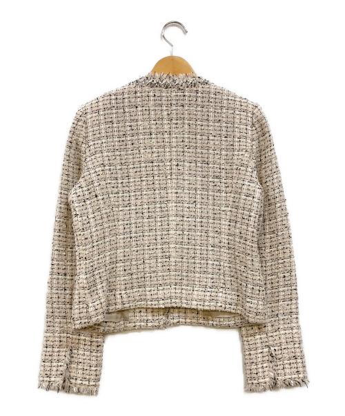 ANAYI（アナイ）ANAYI (アナイ) ツイードジャケット ベージュ サイズ:38の古着・服飾アイテム