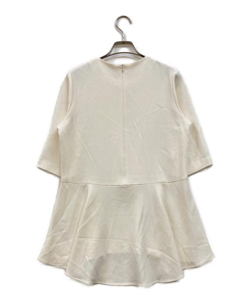 SOEJU（ソージュ）SOEJU (ソージュ) ペプラムチュニックブラウス アイボリー サイズ:Sの古着・服飾アイテム