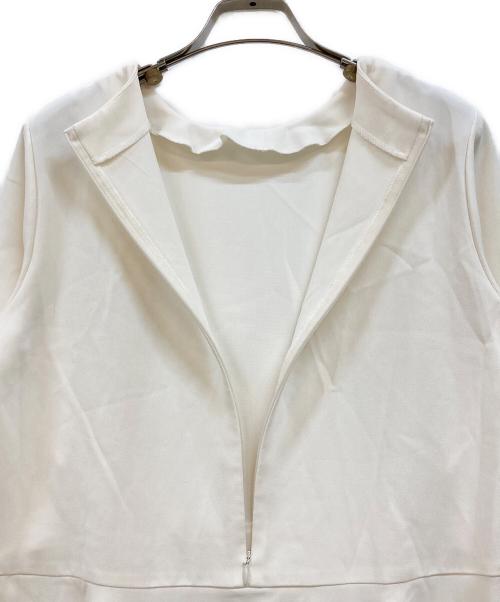 SOEJU（ソージュ）SOEJU (ソージュ) ペプラムチュニックブラウス アイボリー サイズ:Sの古着・服飾アイテム