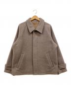 JOURNAL STANDARDジャーナルスタンダード）の古着「S140 ウールモッサ ショートブルゾン」｜ブラウン
