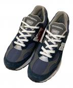 NEW BALANCEニューバランス）の古着「U992NY ローカットスニーカー」｜ネイビー
